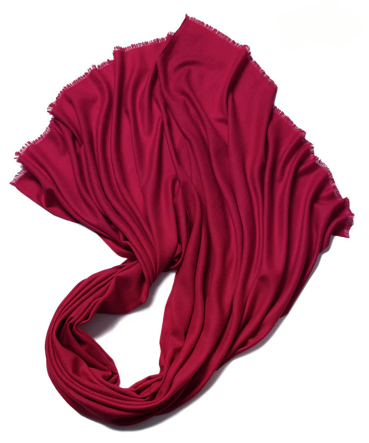 Cashmere, fine weave, delicate, long scarf, shawl scarf