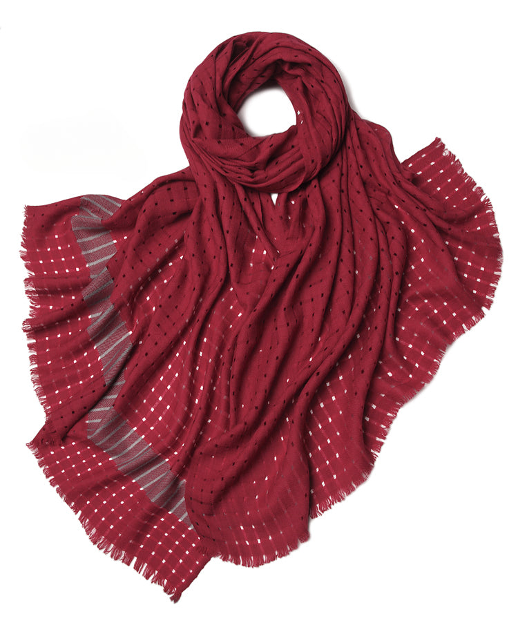 top cashmere pumped flowers, hollowed out, woven, fleece tip, blended, loose beard towel, elegant shawl