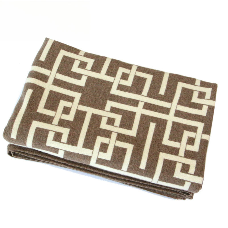Warm Cashmere Blanket, Geometry, Blanket, Cashmere Blanket, Cashmere Blanket