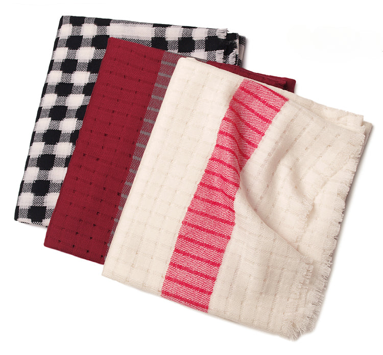 top cashmere pumped flowers, hollowed out, woven, fleece tip, blended, loose beard towel, elegant shawl