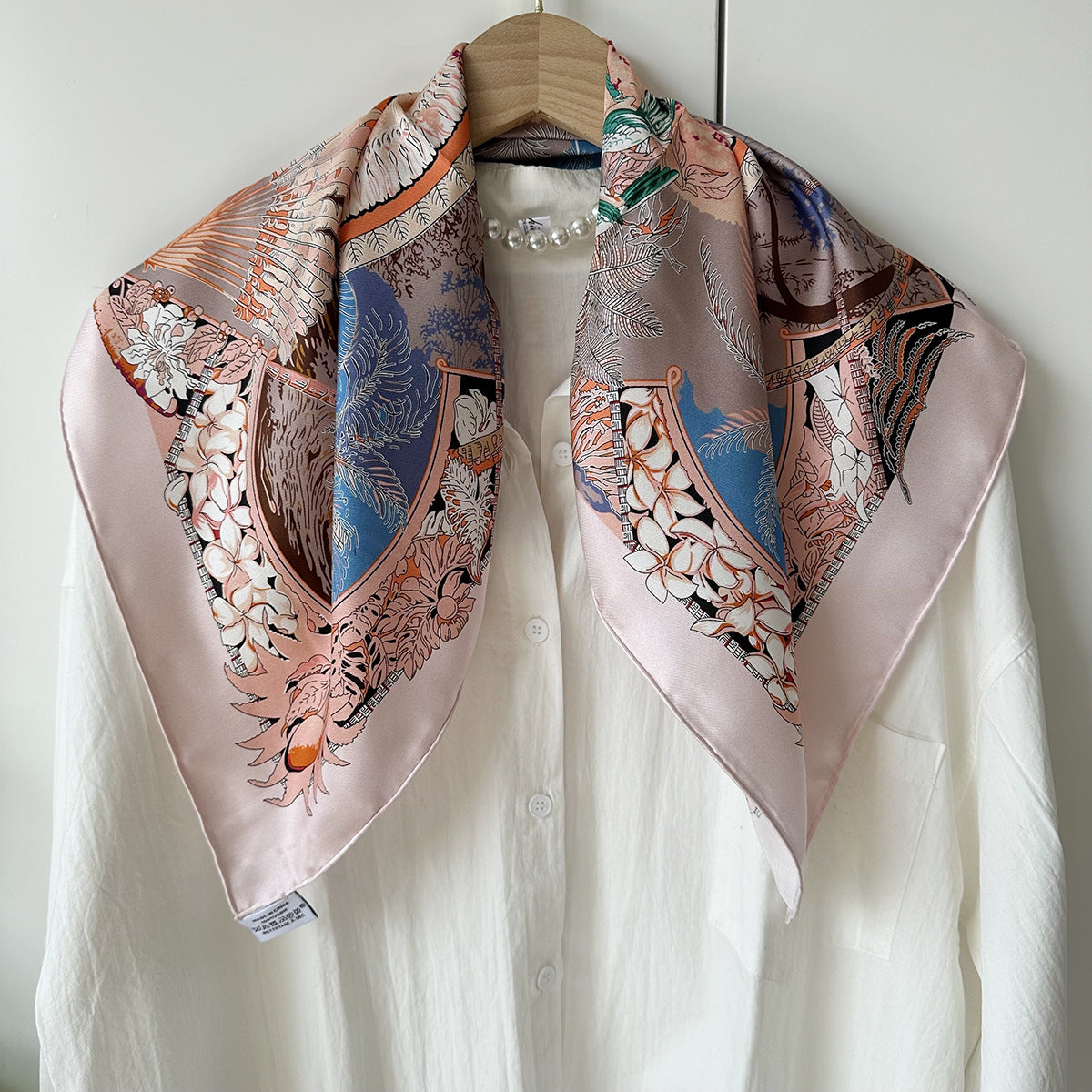 100% silk scarf for women in summer