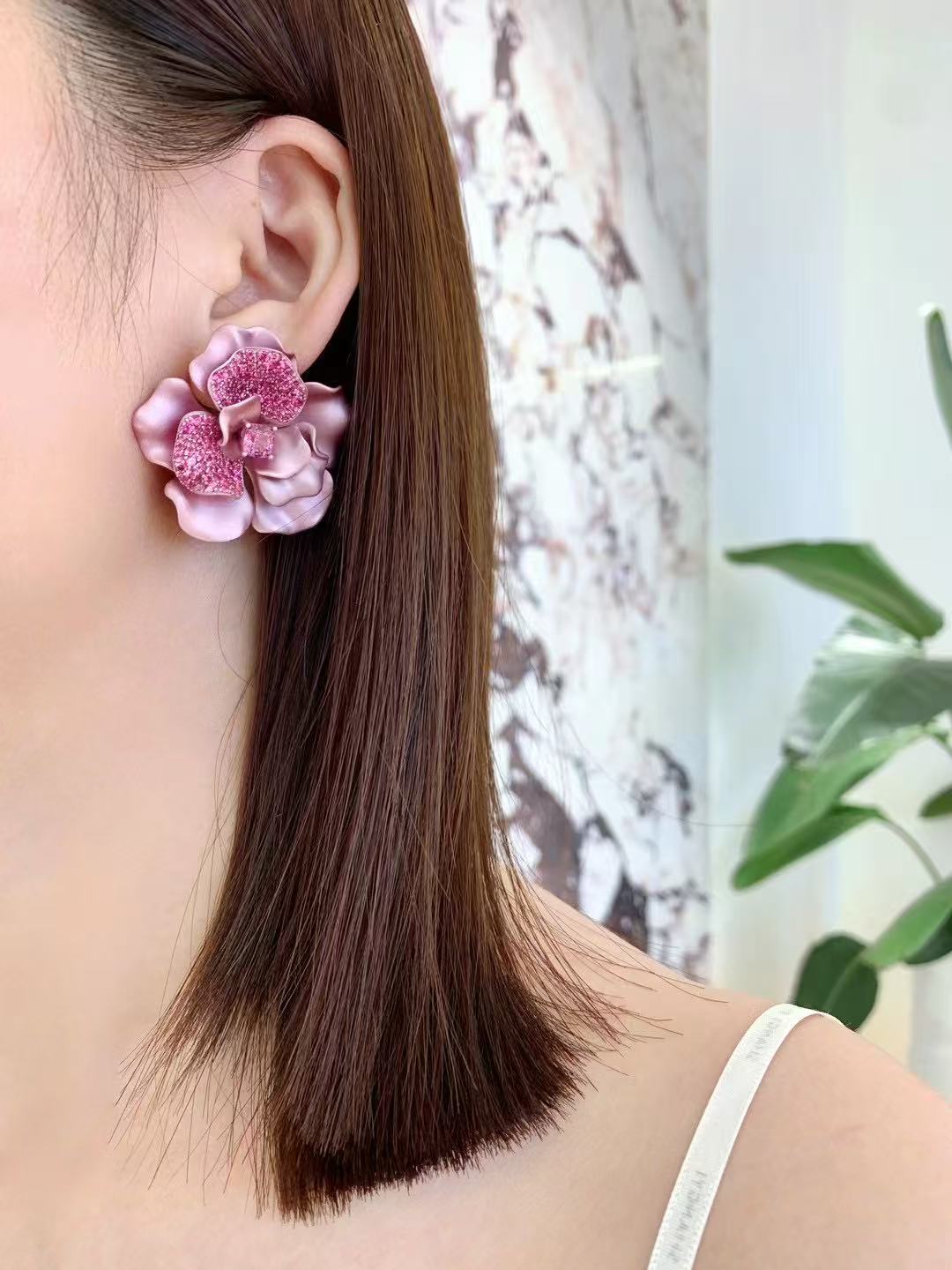 Jewelry  aluminum Earrings  set spinel Earrings