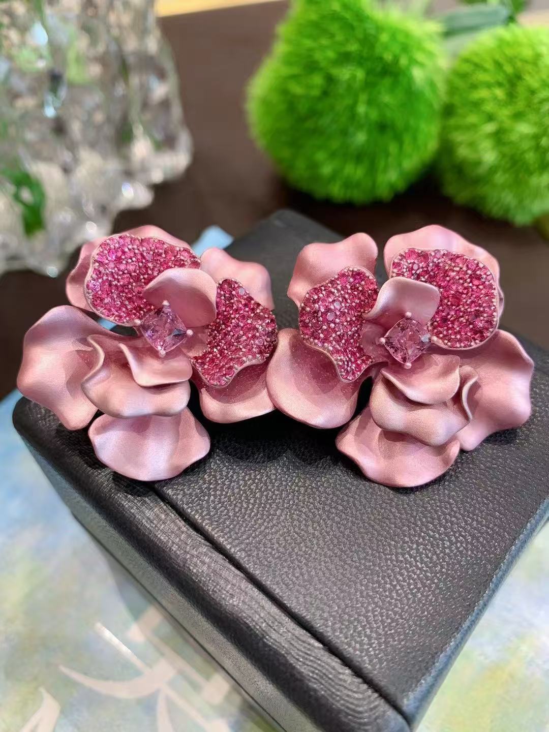 Jewelry aluminum Earrings set spinel Earrings