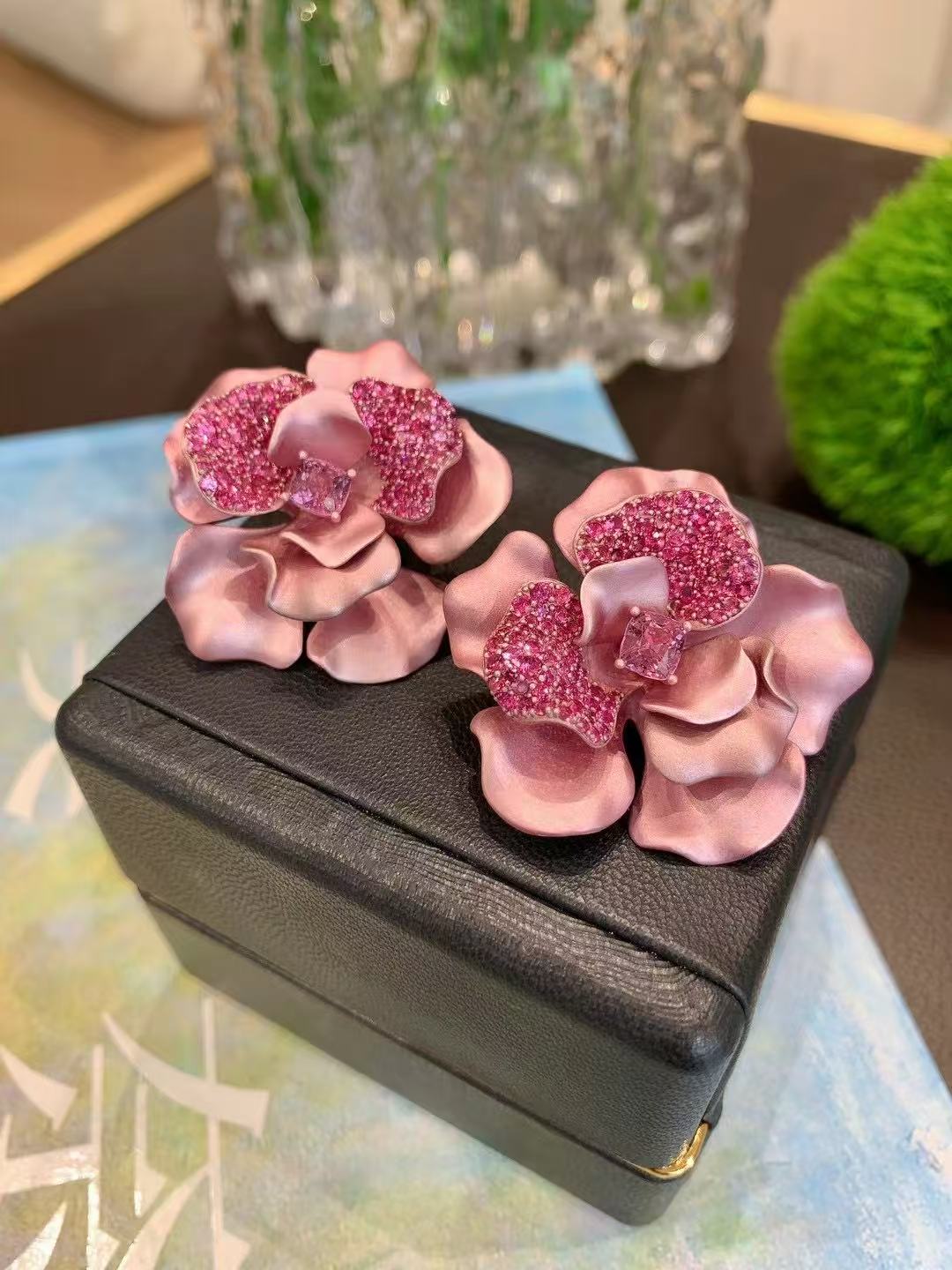 Jewelry aluminum Earrings set spinel Earrings