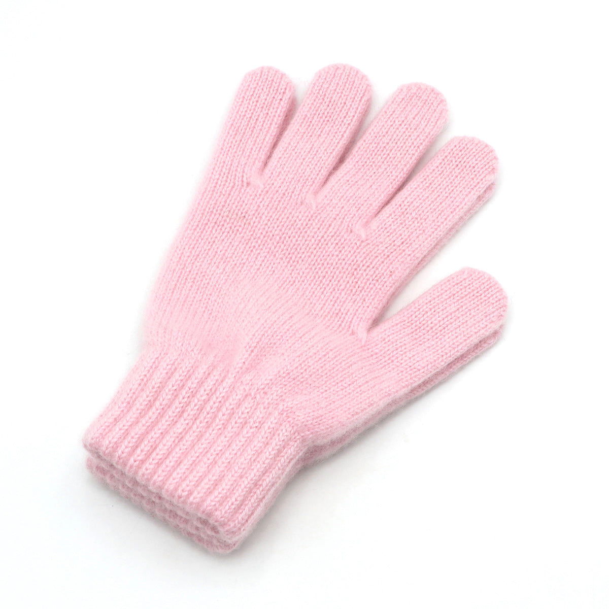 Thickened Children's Cashmere Gloves 100 Pure Cashmere, Warm, Knitted, Gloves