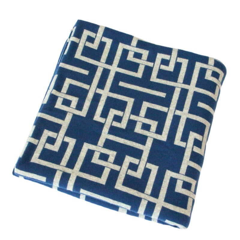 Warm Cashmere Blanket, Geometry, Blanket, Cashmere Blanket, Cashmere Blanket