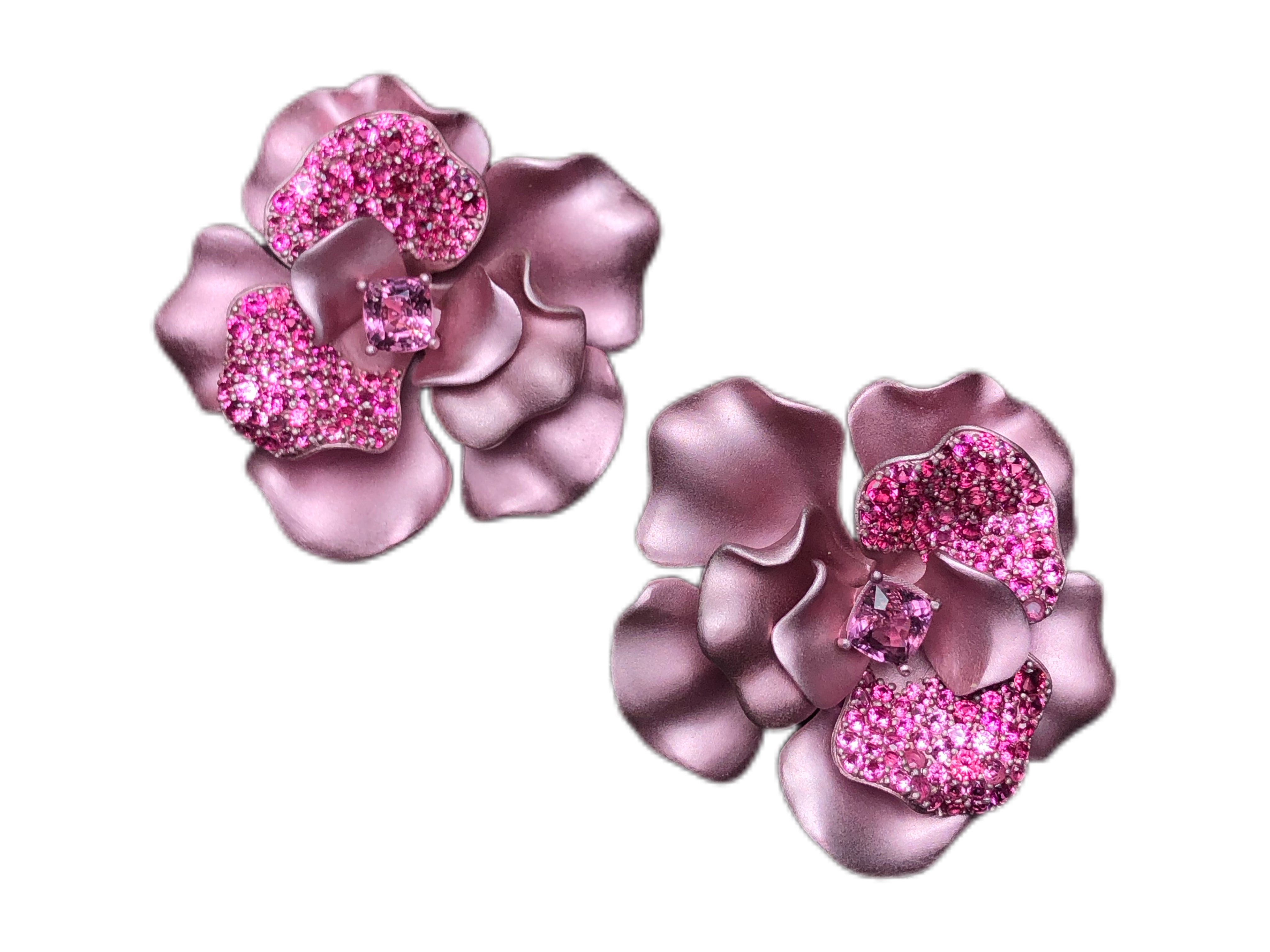 Jewelry  aluminum Earrings  set spinel Earrings