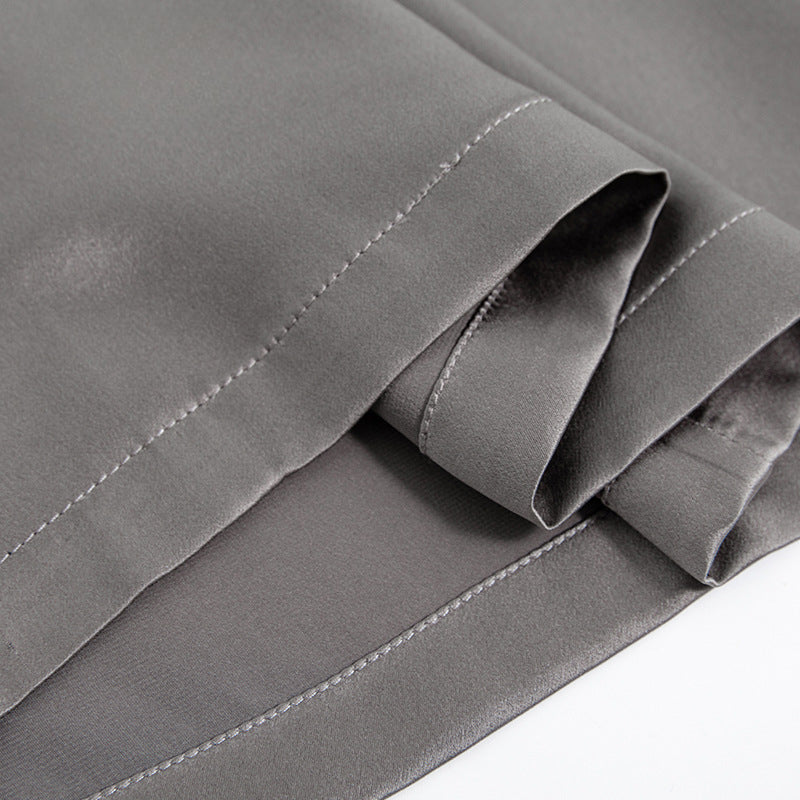 25 mmi, silk pajamas, men's long-sleeved loungewear 100% mulberry silk
