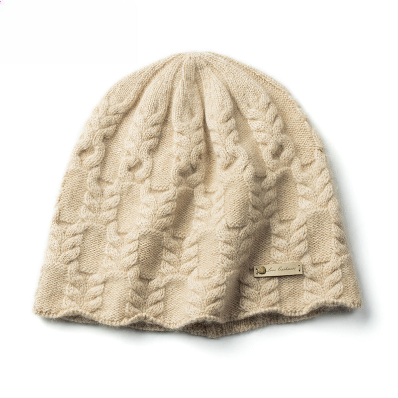 Knitted, cashmere, jacquard, hat