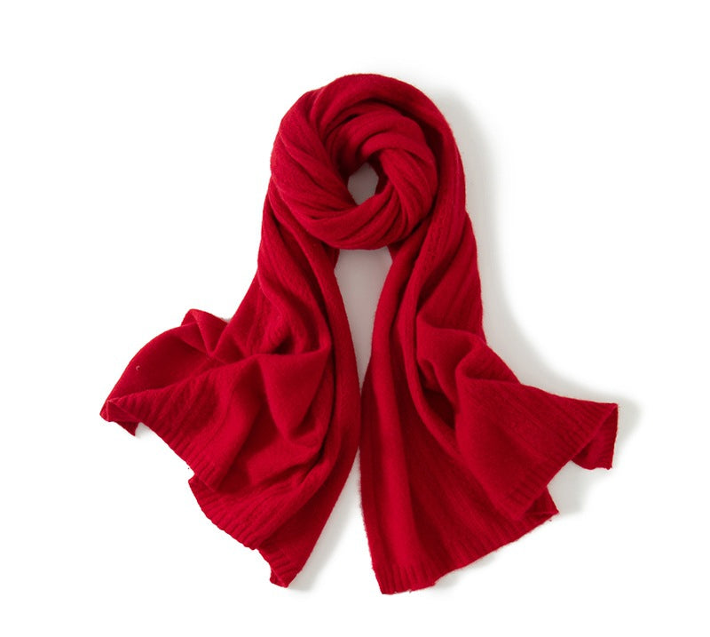 Solid color cashmere scarf, shawl, soft cashmere, scarf, female