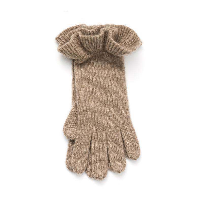 Women, pure cashmere, thermal, knitted, gloves