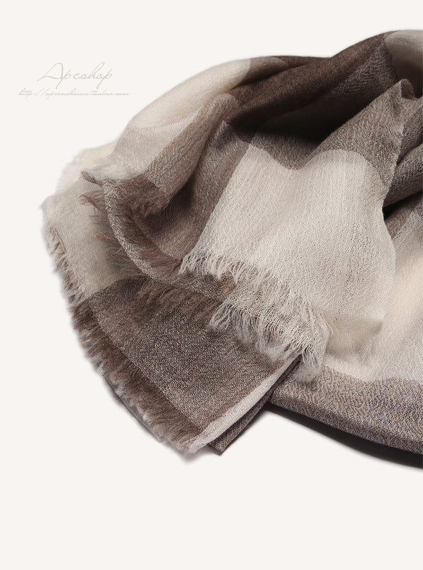 Cashmere, large size, long scarf.