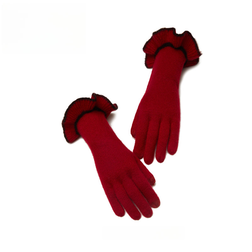 Women, cashmere, gloves, thermal, cashmere gloves