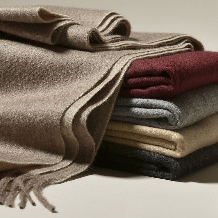 Selected high quality, high density, thickened, double-sided pure cashmere, large shawl, cashmere scarf