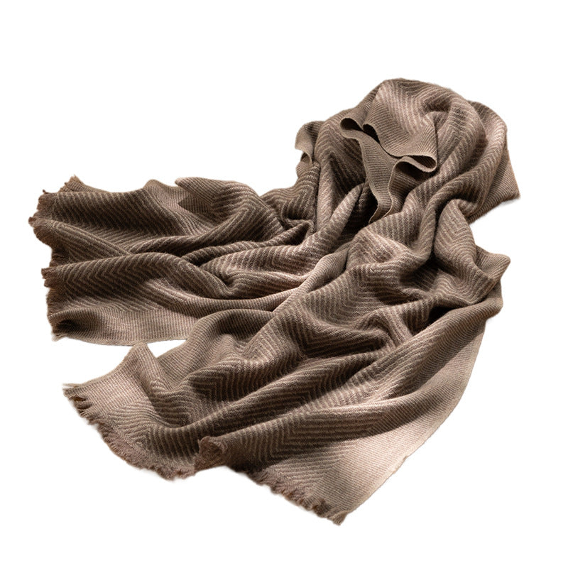 Cashmere scarf 100% pure cashmere, men's and women's, color matching, shawl.