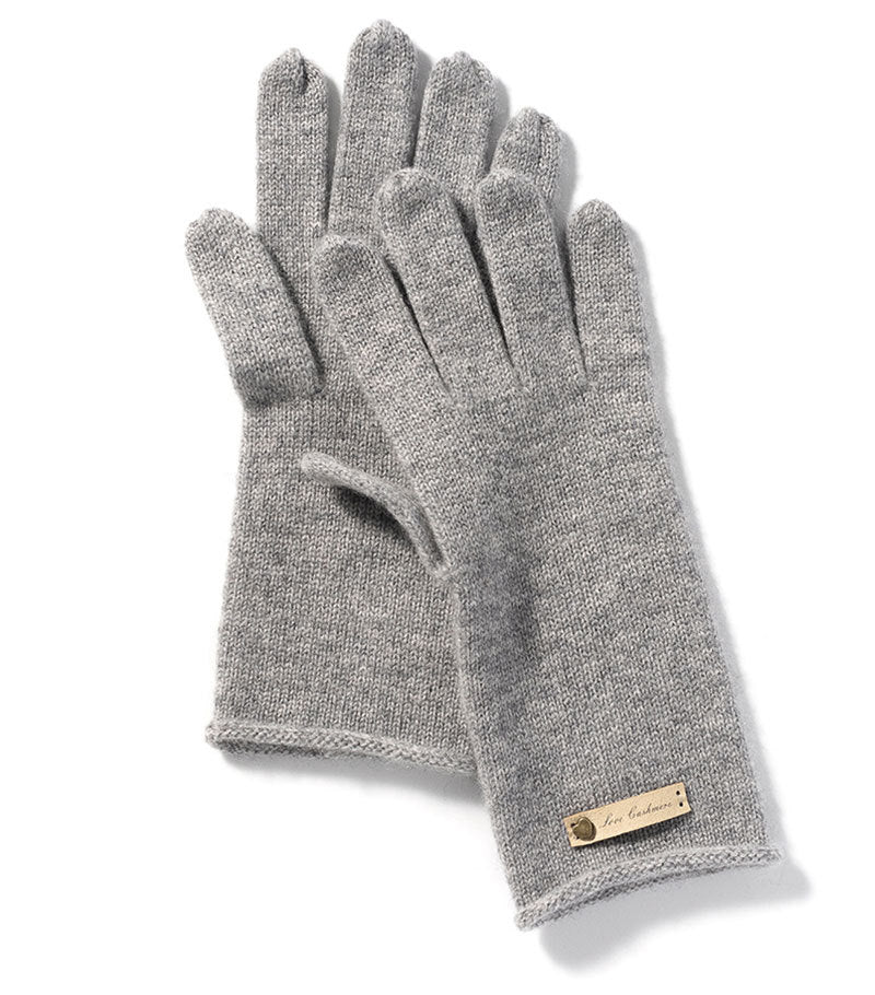 Women, pure cashmere, knitted, gloves, warm