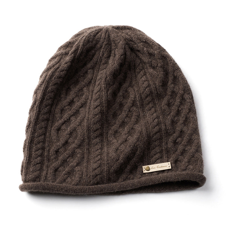 Pure cashmere, women's warmth, knitted, hat.