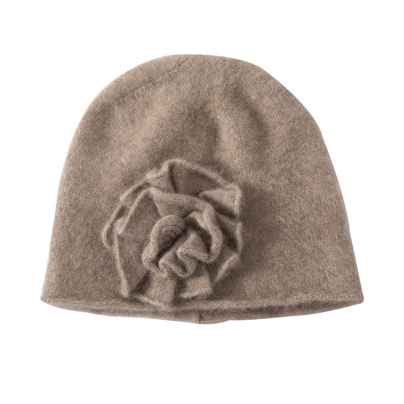 Women's cashmere hat 100% goat hair, knitted hat