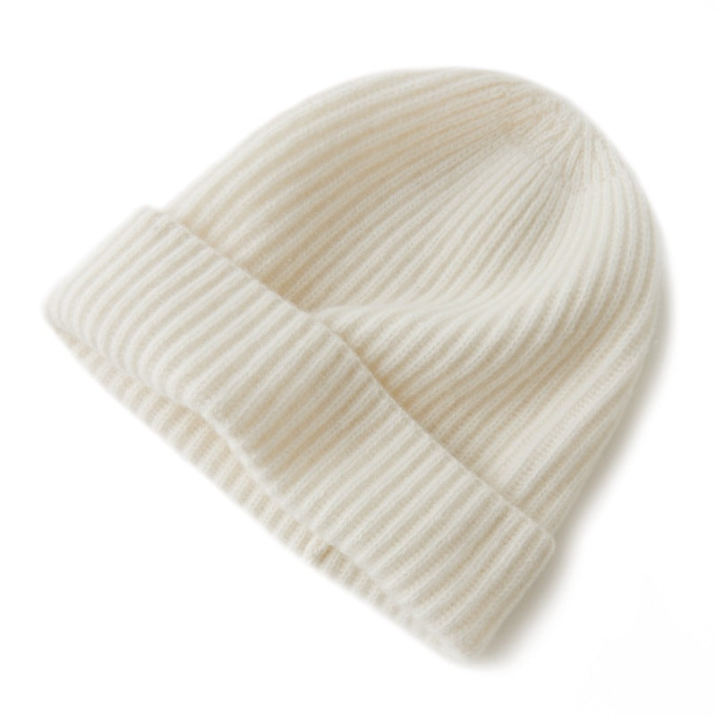 Cashmere hat, 100% pure cashmere for men and women, thickened, warm