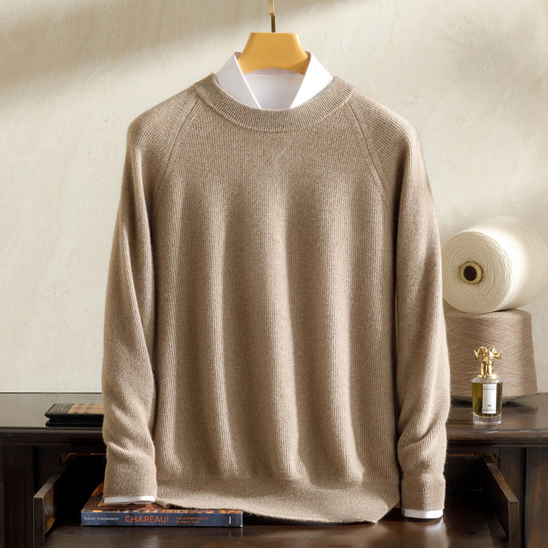 Cashmere sweater, men's 100% cashmere, pullover, long sleeves, knitted