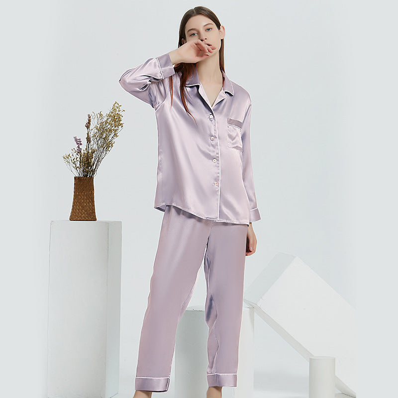 22 mmi, silk pajamas, long sleeves, loungewear