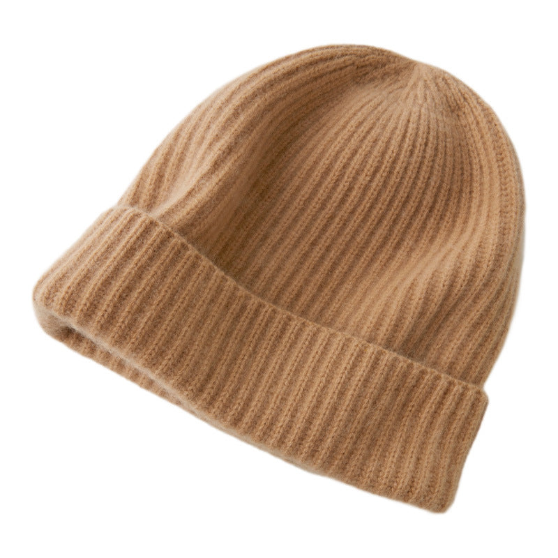 Cashmere hat, 100% pure cashmere for men and women, thickened, warm