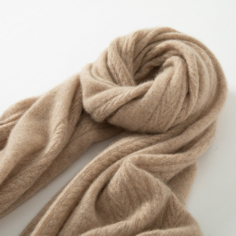 Solid color cashmere scarf, shawl, soft cashmere, scarf, female