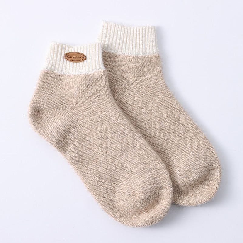 Cashmere socks, women's 100% pure cashmere, knitted socks