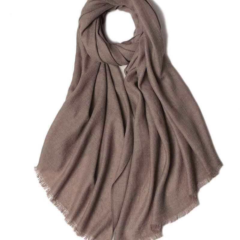 Cashmere, top cashmere, twill scarf, loose beard scarf