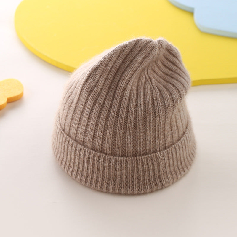 Boys and girls baby, cashmere hat, thermal, hat