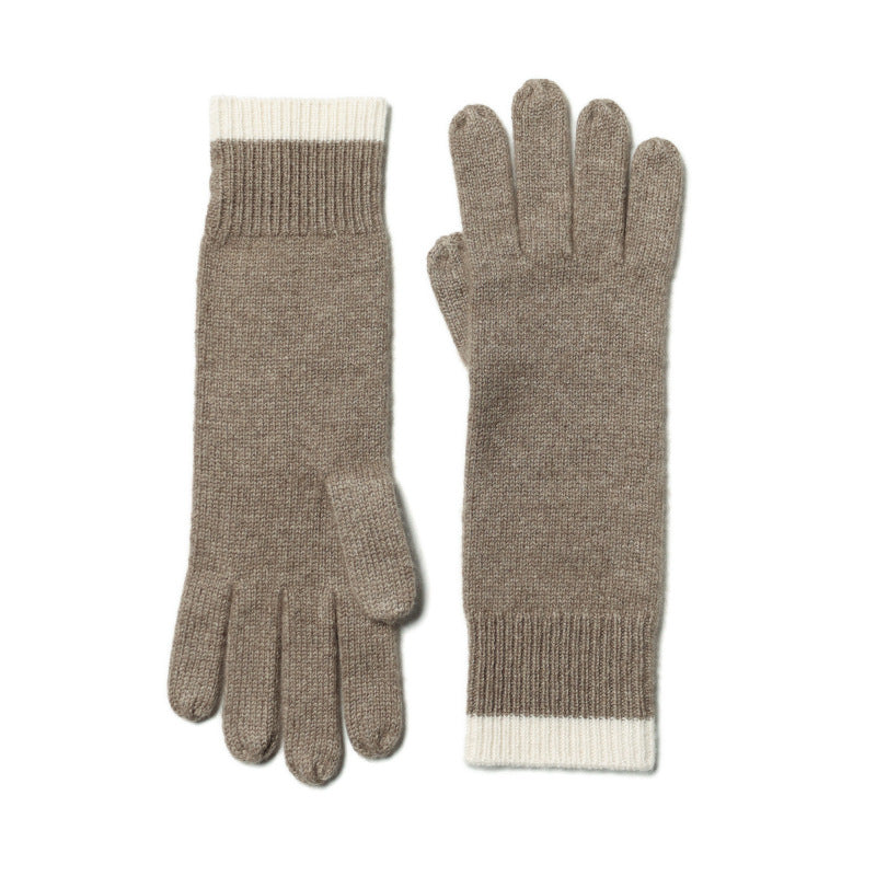 Women, Extended, Knitted, Pure Cashmere, Gloves