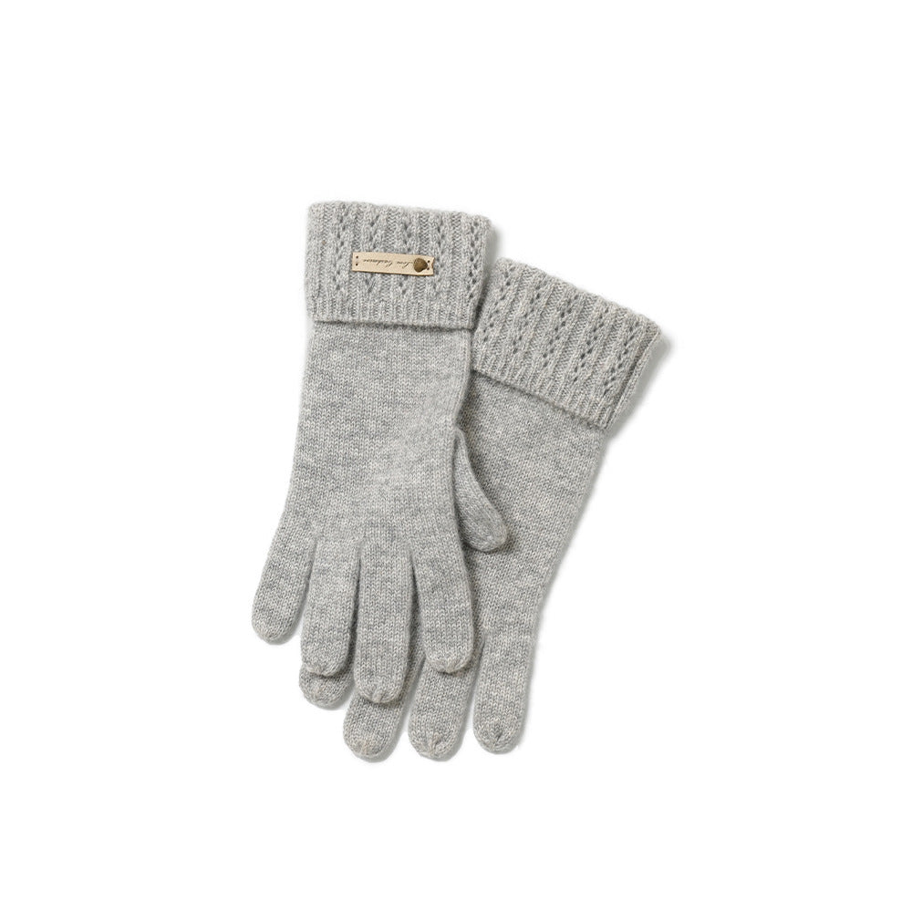 Women's Cashmere, Gloves, Flip, Knitted, Gloves