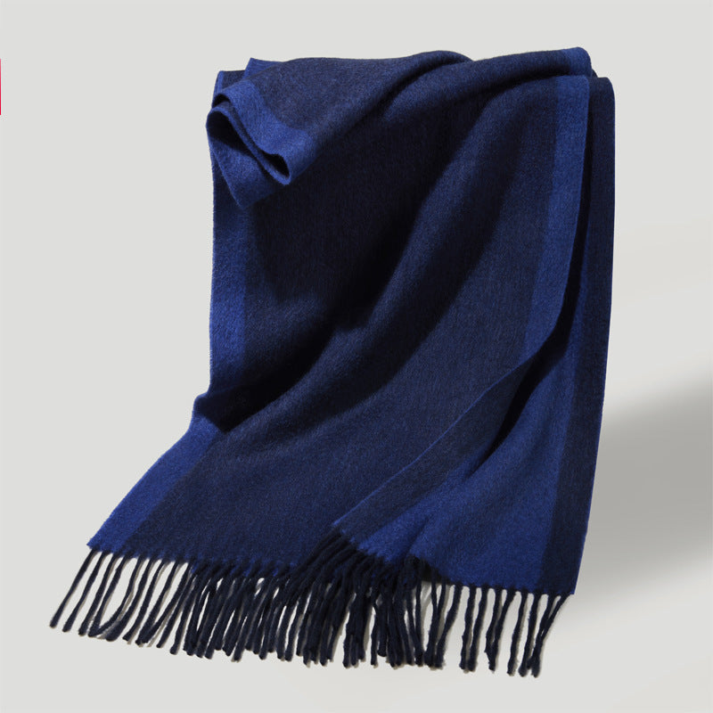 Cashmere, scarf, men's and women's, winter, warmth, scarf, fringed cashmere shawl