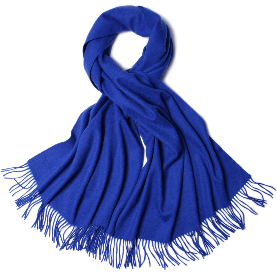 cashmere top cashmere , sapphire blue cashmere, big scarf, shawl.